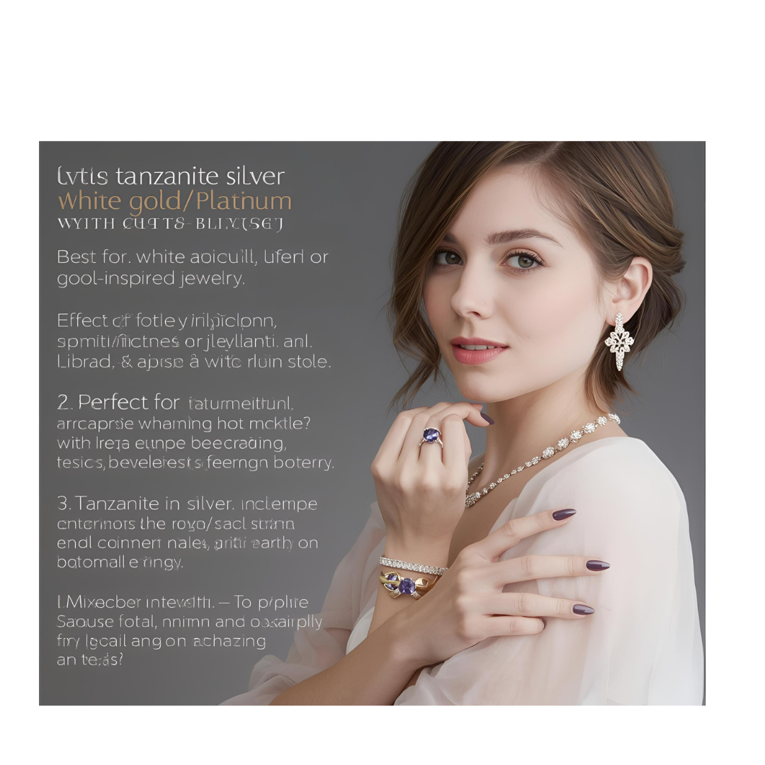 Does Tanzanite Stone Look Better With Gold or Silver